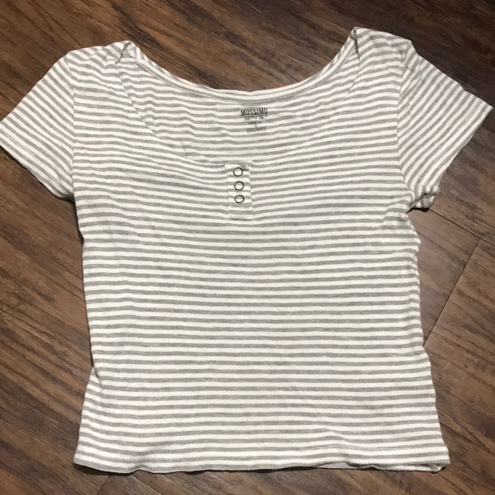 Striped crop top